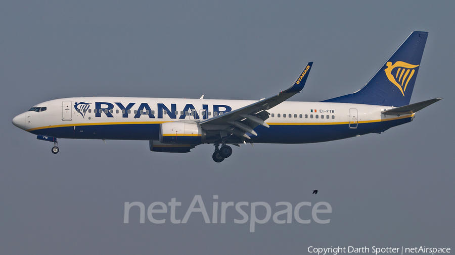 Ryanair Boeing 737-8AS (EI-FTB) | Photo 261852