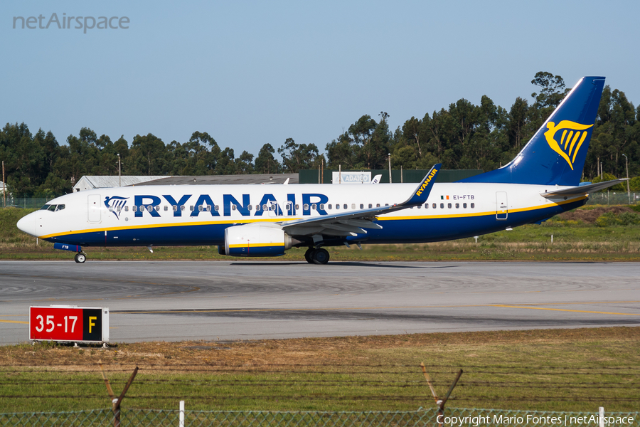 Ryanair Boeing 737-8AS (EI-FTB) | Photo 243307