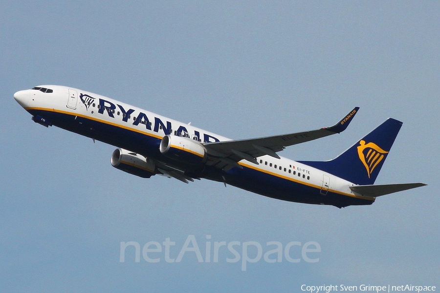 Ryanair Boeing 737-8AS (EI-FTE) | Photo 168440