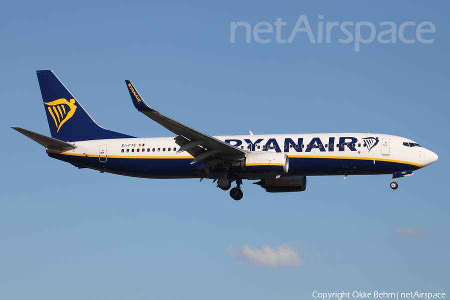 Ryanair Boeing 737-8AS (EI-FTE) | Photo 324453