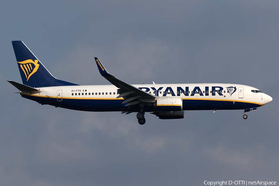 Ryanair Boeing 737-8AS (EI-FTG) | Photo 164461