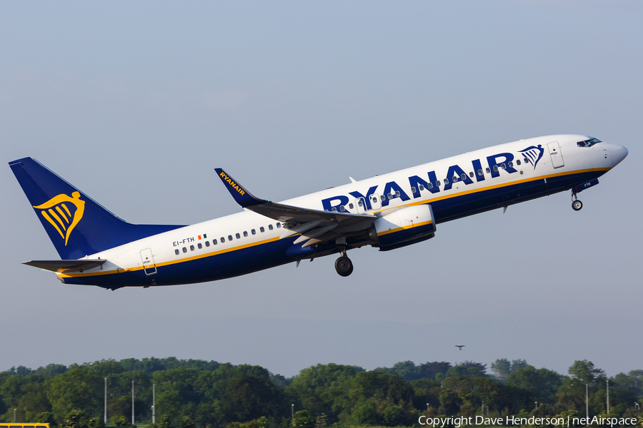 Ryanair Boeing 737-8AS (EI-FTH) | Photo 248412