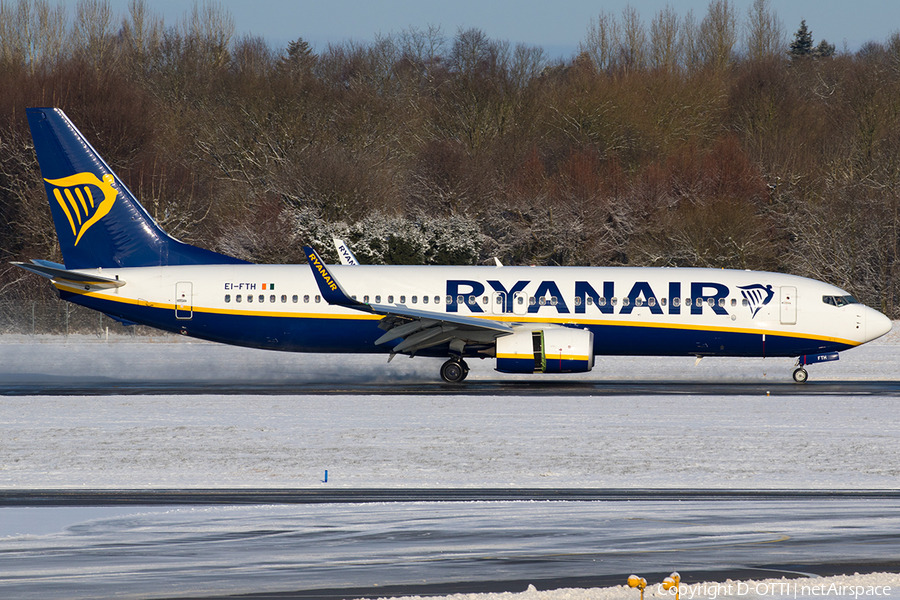 Ryanair Boeing 737-8AS (EI-FTH) | Photo 223595