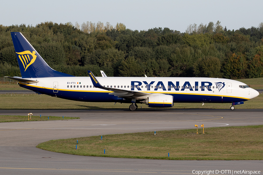 Ryanair Boeing 737-8AS (EI-FTI) | Photo 266224