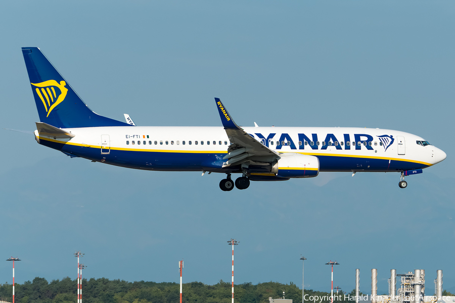 Ryanair Boeing 737-8AS (EI-FTI) | Photo 301185