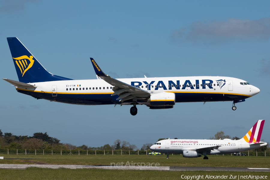 Ryanair Boeing 737-8AS (EI-FTM) | Photo 162376