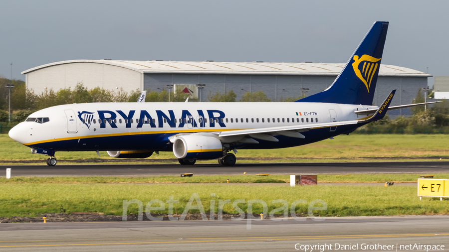 Ryanair Boeing 737-8AS (EI-FTM) | Photo 165217