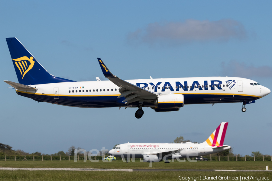 Ryanair Boeing 737-8AS (EI-FTM) | Photo 165330