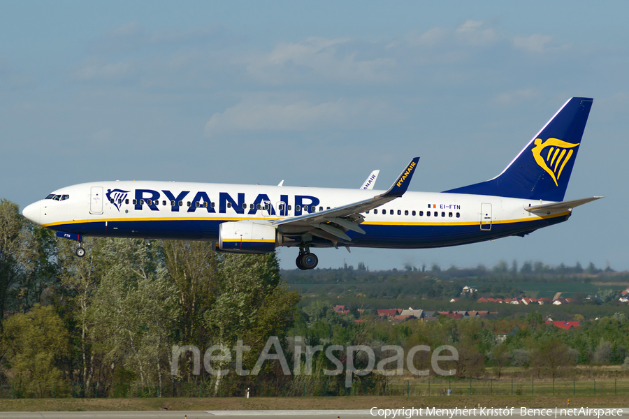 Ryanair Boeing 737-8AS (EI-FTN) | Photo 405083