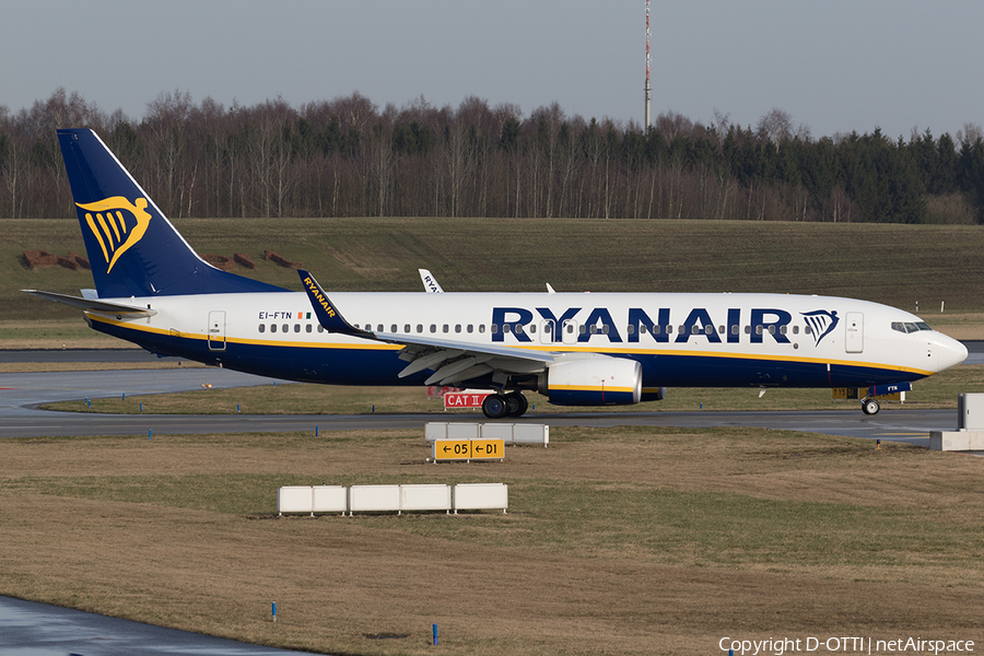 Ryanair Boeing 737-8AS (EI-FTN) | Photo 148600