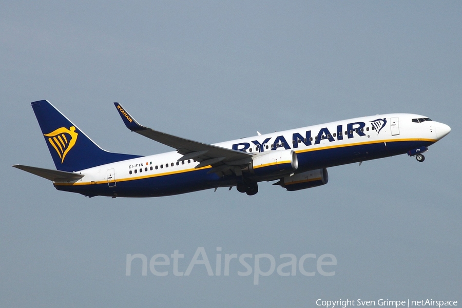Ryanair Boeing 737-8AS (EI-FTN) | Photo 344535