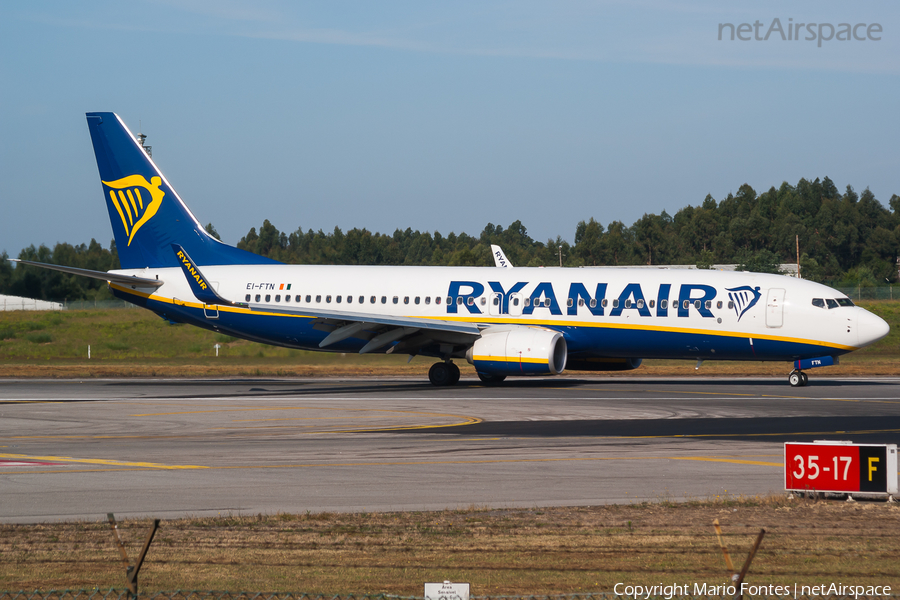 Ryanair Boeing 737-8AS (EI-FTN) | Photo 258101