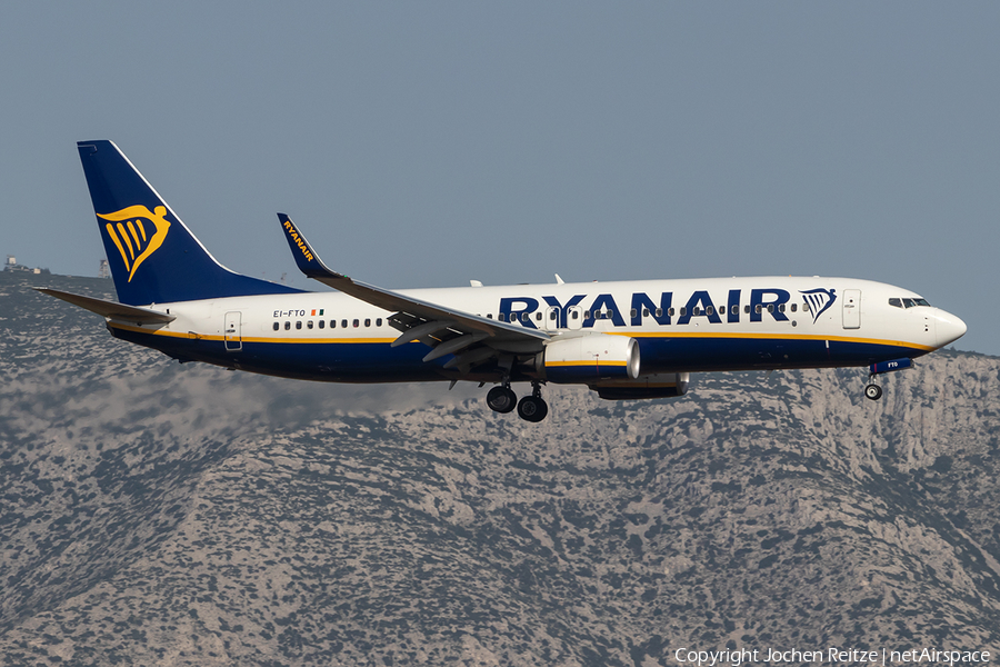 Ryanair Boeing 737-8AS (EI-FTO) | Photo 246125