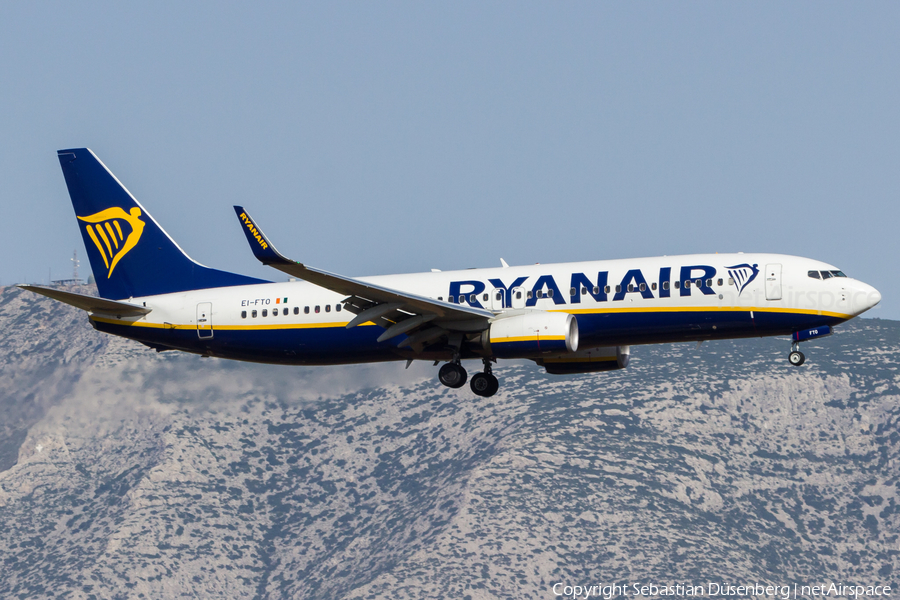 Ryanair Boeing 737-8AS (EI-FTO) | Photo 257255