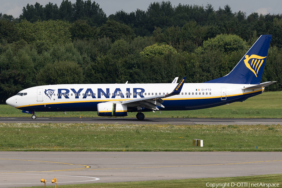 Ryanair Boeing 737-8AS (EI-FTO) | Photo 177355
