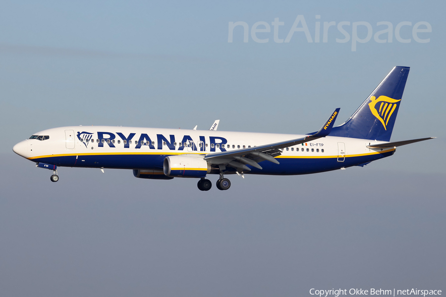 Ryanair Boeing 737-8AS (EI-FTP) | Photo 146134