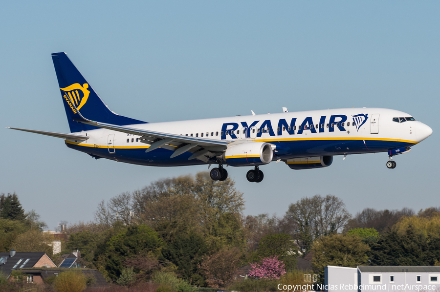 Ryanair Boeing 737-8AS (EI-FTP) | Photo 314341