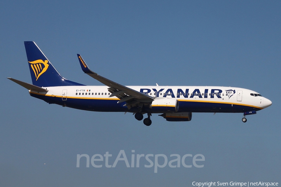 Ryanair Boeing 737-8AS (EI-FTR) | Photo 239959