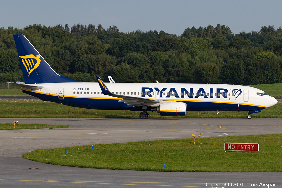 Ryanair Boeing 737-8AS (EI-FTS) | Photo 183902