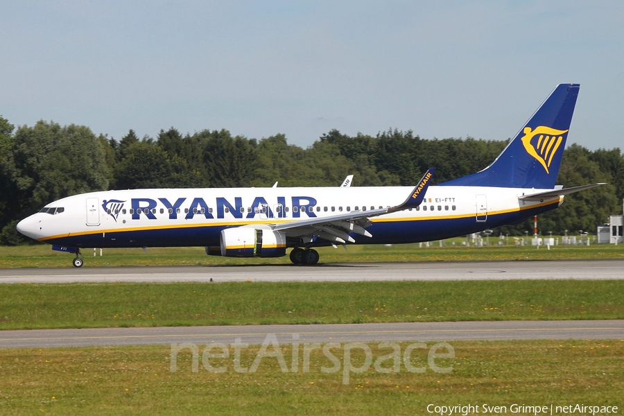 Ryanair Boeing 737-8AS (EI-FTT) | Photo 178890