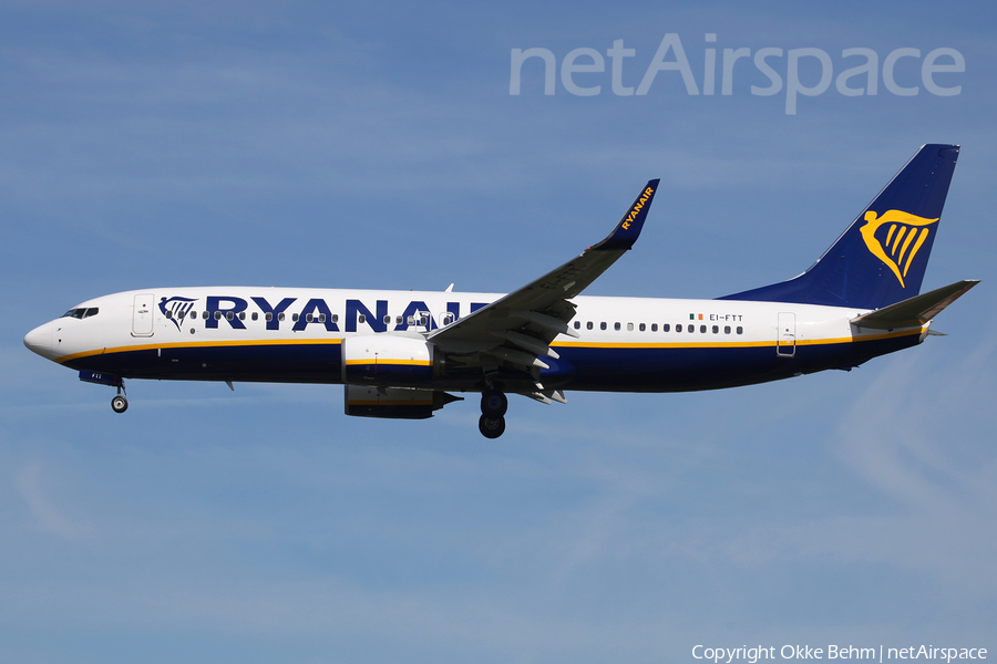 Ryanair Boeing 737-8AS (EI-FTT) | Photo 206604