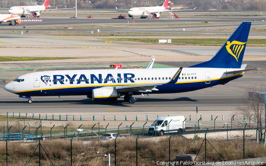 Ryanair Boeing 737-8AS (EI-FTT) | Photo 336290