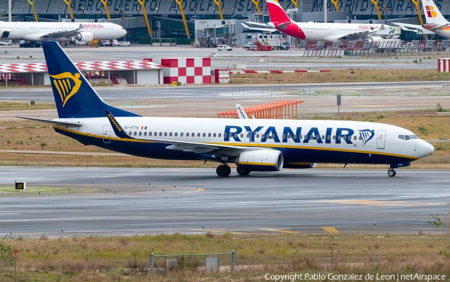 Ryanair Boeing 737-8AS (EI-FTV) | Photo 336291
