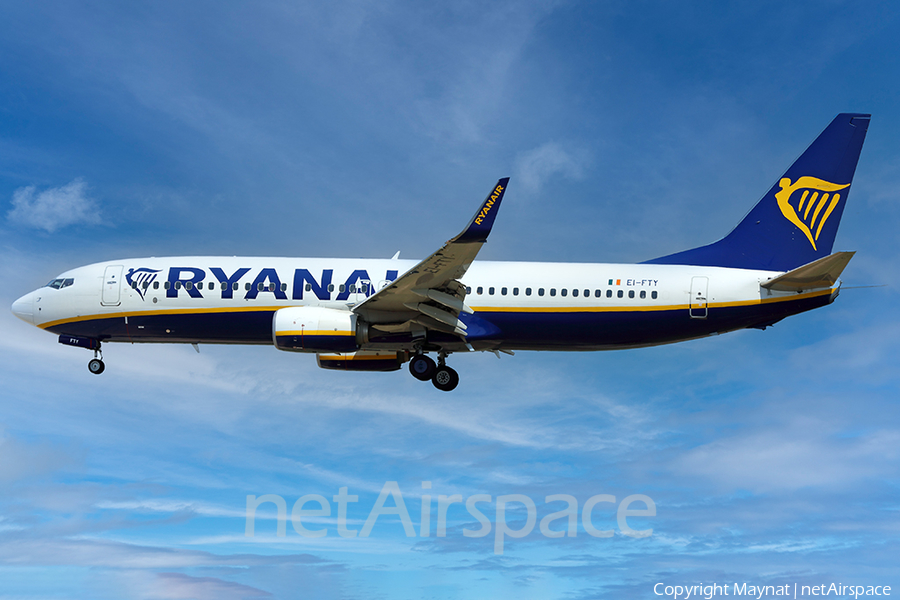 Ryanair Boeing 737-8AS (EI-FTY) | Photo 421660