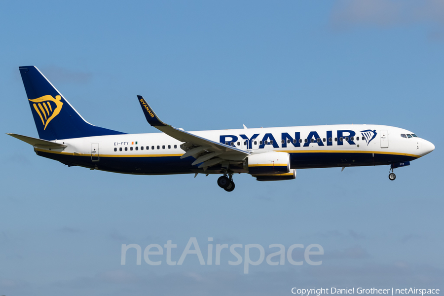 Ryanair Boeing 737-8AS (EI-FTY) | Photo 165256