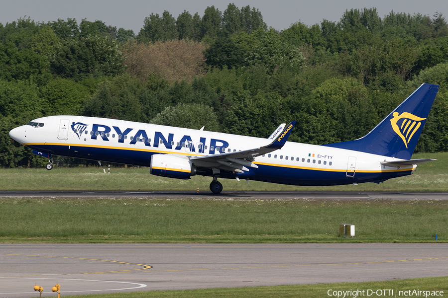 Ryanair Boeing 737-8AS (EI-FTY) | Photo 164446