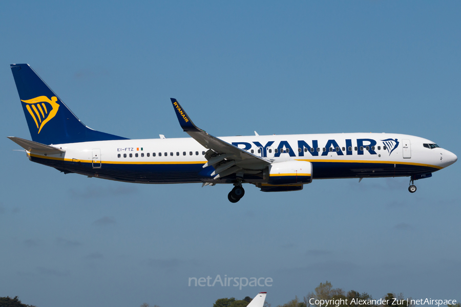 Ryanair Boeing 737-8AS (EI-FTZ) | Photo 162391