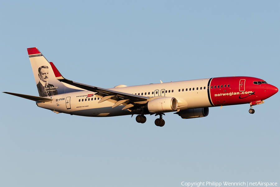 Norwegian Air International Boeing 737-8JP (EI-FVH) | Photo 325805