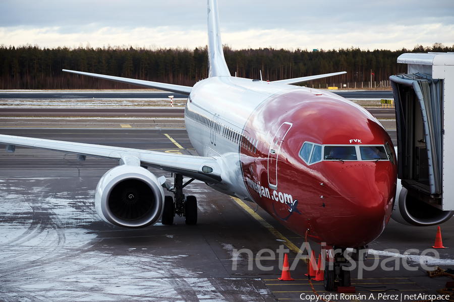 Norwegian Air International Boeing 737-8JP (EI-FVK) | Photo 283186