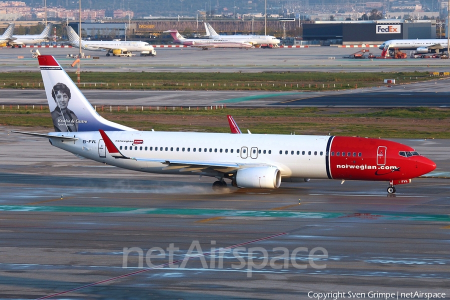Norwegian Air International Boeing 737-8JP (EI-FVL) | Photo 155320