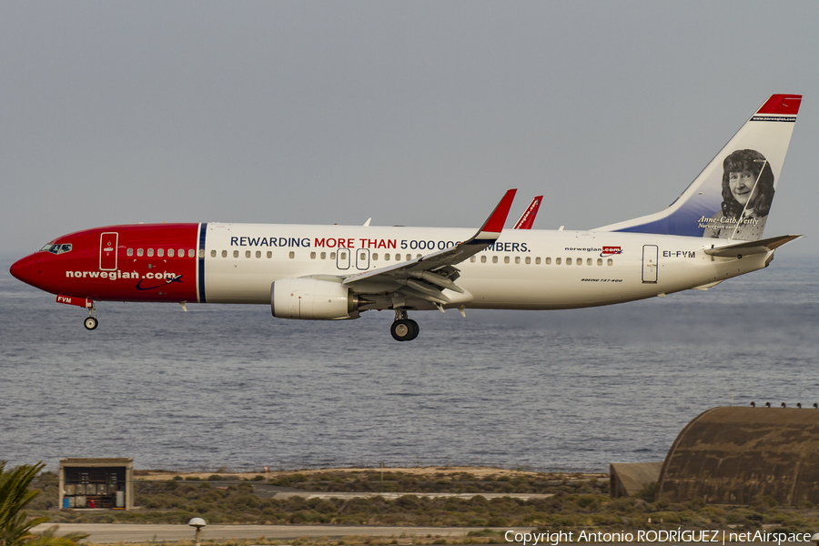 Norwegian Air International Boeing 737-8JP (EI-FVM) | Photo 156574