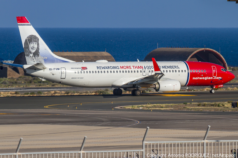 Norwegian Air International Boeing 737-8JP (EI-FVM) | Photo 312582