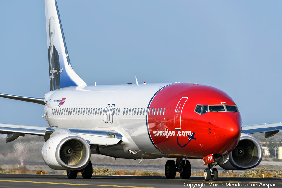 Norwegian Air International Boeing 737-8JP (EI-FVP) | Photo 218054