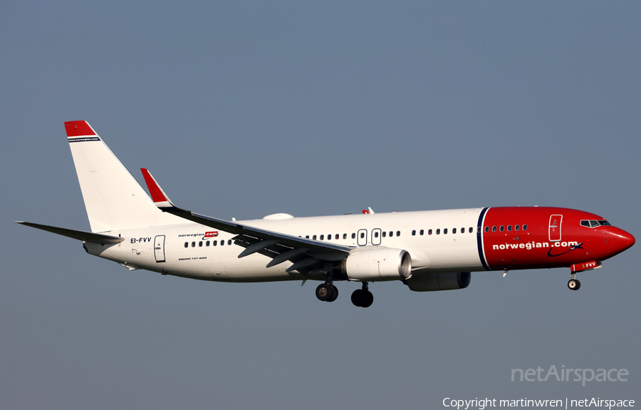 Norwegian Air International Boeing 737-8JP (EI-FVV) | Photo 224640