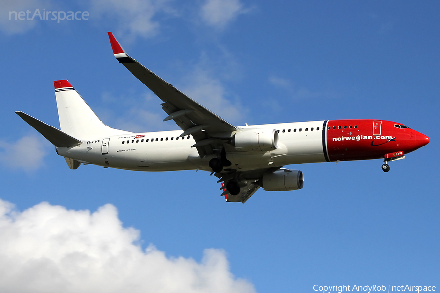 Norwegian Air International Boeing 737-8JP (EI-FVV) | Photo 385208