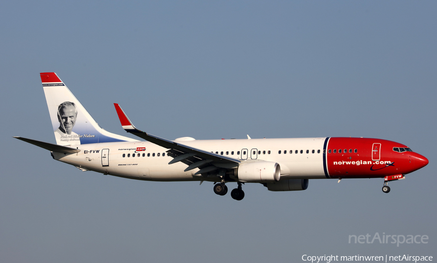 Norwegian Air International Boeing 737-8JP (EI-FVW) | Photo 224635