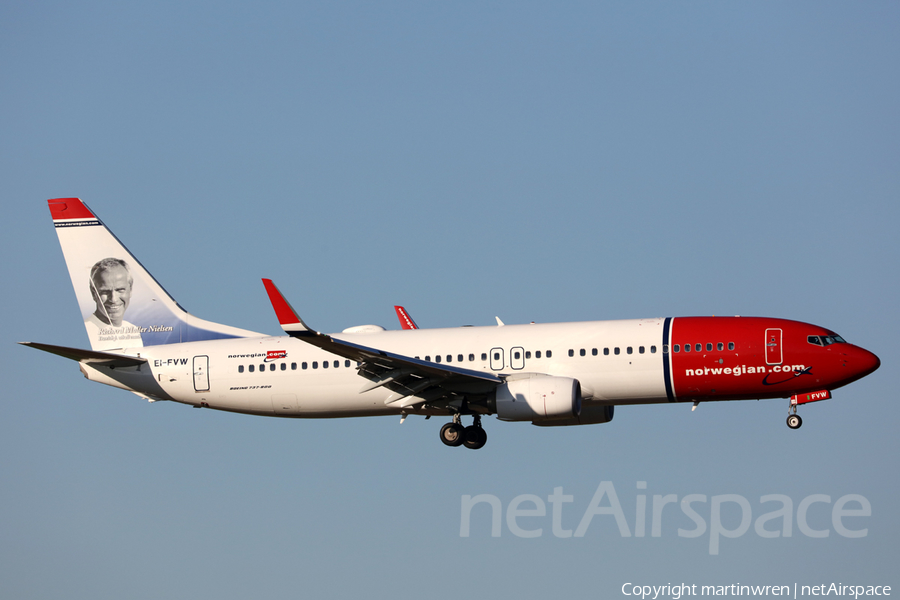 Norwegian Air International Boeing 737-8JP (EI-FVW) | Photo 281272