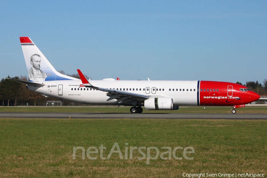 Norwegian Air International Boeing 737-8JP (EI-FVY) | Photo 377329