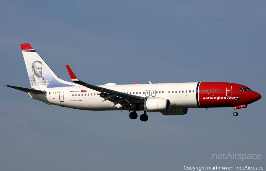 Norwegian Air International Boeing 737-8JP (EI-FVY) | Photo 224612