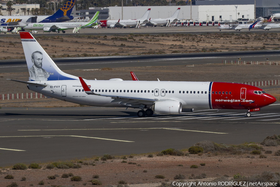 Norwegian Air International Boeing 737-8JP (EI-FVY) | Photo 370933