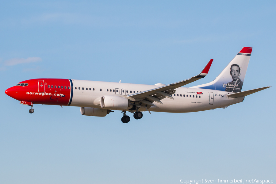 Norwegian Air International Boeing 737-8JP (EI-FVZ) | Photo 359795