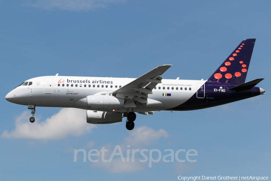 Brussels Airlines (CityJet) Sukhoi Superjet 100-95B (EI-FWD) | Photo 165830