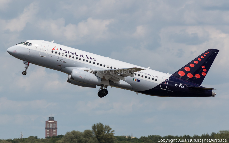 Brussels Airlines (CityJet) Sukhoi Superjet 100-95B (EI-FWF) | Photo 171071