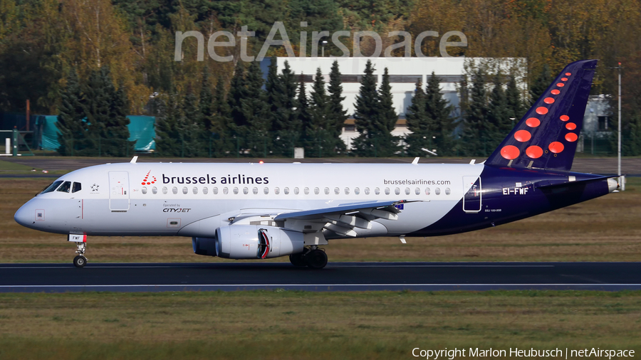 Brussels Airlines (CityJet) Sukhoi Superjet 100-95B (EI-FWF) | Photo 194734