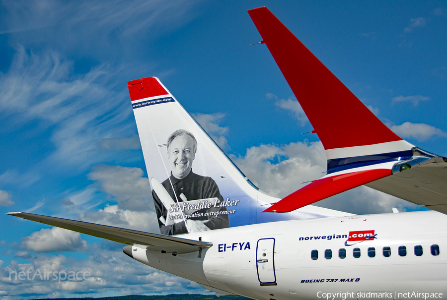 Norwegian Air International Boeing 737-8 MAX (EI-FYA) | Photo 172514