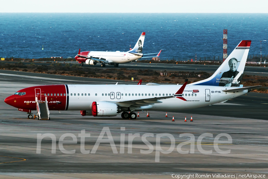 Norwegian Air International Boeing 737-8 MAX (EI-FYA) | Photo 346172